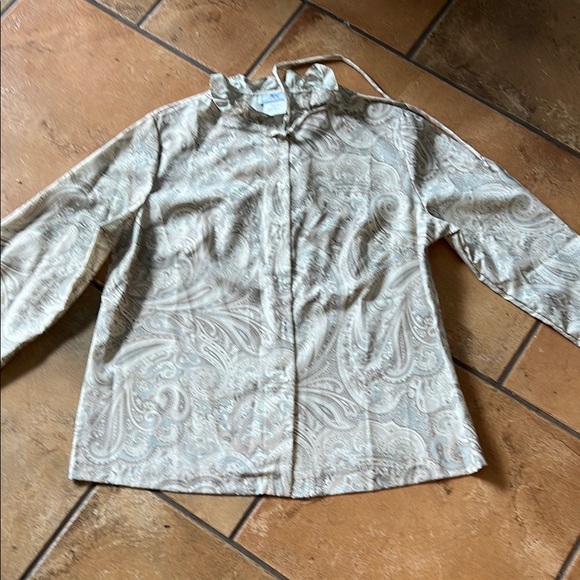 VINTAGE FLYING COLORS PAISLEY BLOUSE - Picture 1 of 12